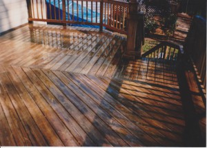 deck cleaning and staining