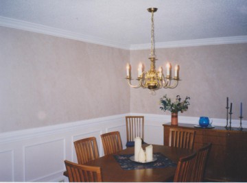 Interior faux dining room Painting